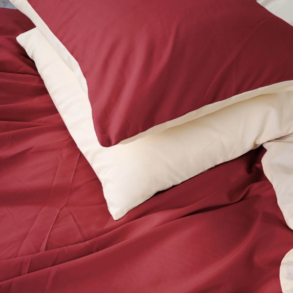 Фото - Комплект постільної білизни MirSon Gorafe (12-0712 + 19-1655) Mikrosatin Premium Двусторонній 2x143x210 см (2200007244133)